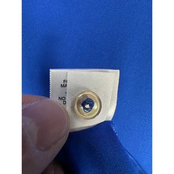 Peter Millar Polo Shirt Mens XL Royal Blue Summer Comfort E4 Performance CBA - Picture 6 of 7